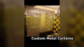 Various Material Metal Decorative Curtains