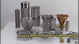 Low-carbon Steel Wire Epoxy Resin Powder-coated Mesh